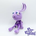 Peluche-Couette-1001-Pattes-Disney-Store-insecte-fourmi-violet-28-cm (2)