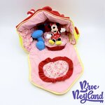 Peluche-Maison-Minnie-Mouse-Disneyland-Resort-Paris-Disney-jaune-sac-transport-30-cm (2)