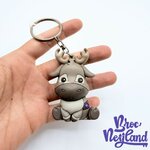 Porte-clés-Sven-La-Reine-des-Neiges-Disneyland-Paris-2024-Disney-figurine-plastique-gris (3)
