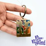 Porte-clés-métal-Mickey-et-ses-amis-Disneyland-Resort-USA-vitrail (1)