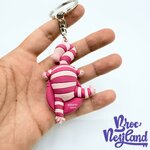 Porte-clés-Chat-Cheshire-Alice-au-pays-des-merveilles-Disneyland-Paris-Disney-figurine-plastique-rose (1)