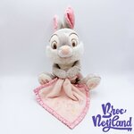 Peluche-doudou-Panpan-Thumper-Disney-Store-Bambi-lapin-gris-rose-écusson-25-cm (3)