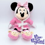 Peluche-Minnie-Mouse-Peignoir-Disneyland-Paris-Disney-pyjama-rose-moutons-42-cm (2)