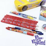 Kit-de-papeterie-Cruz-Ramirez-Dinoco-Cars-3-Disney-Pixar-boite-crayons-voiture-jaune-métal (5)