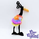 Peluche-Kevin-oiseau-La-Haut-Disney-Store-multicolore-18-cm (4)