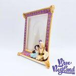 Cadre-photo-Aladdin-Tapis-Volant-Disneys-Schmid-vintage-porcelaine-blanc-relief-3D (2)