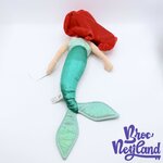Poupée-chiffon-Ariel-La-Petite-Sirène-Disneyland-Paris-2018-Disney-peluche-53-cm (5)