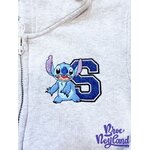 Veste-Stitch-Disneyland-Paris-Disney-brodée-gris-taille-8-ans (4)