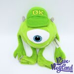 Peluche-Bob-Razowski-Monstres-Academy-Disneyland-Paris-Disney-vert-oeil-casquette-OK-24-cm (3)