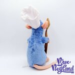 Peluche-Rémy-toque-cuillère-Ratatouille-Disney-rat-bleu-cuisinier-35-cm (2)