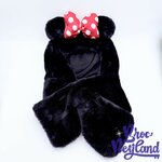 Bonnet-Cagoule-Minnie-Mouse-Dsneyland-Disney-chapeau-capuche-écharpe-intégrée-2-en-1-noir (2)