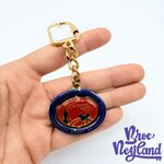 Porte-clés-Mickey-Mouse-Parc-Disneyland-Resort-Paris-tourne-métal-bleu-rouge (4)