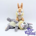 Peluche-Panpan-Miss-Bunny-Disneyland-Paris-Disney-Bambi-lapin-gris-marron-26-cm (4)