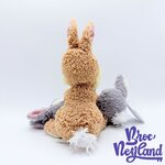 Peluche-Panpan-Miss-Bunny-Disneyland-Paris-Disney-Bambi-lapin-gris-marron-26-cm (2)