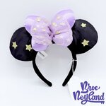 Serre-tête-Oreilles-Minnie-Mouse-25ème-anniversaire-Disneyland-25-ans-Disney-Ears-noir-Violet (1)