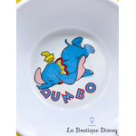 assiette-creuse-dumbo-disneyland-paris-disney-trudeau-plastique-éléphant-jaune-1