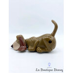 figurine-césar-chien-la-belle-et-le-clochard-disney-mcdo-mcdonalds-marron-