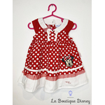 robe-minnie-mouse-disneyland-paris-disney-taille-12-mois-coton-rouge-blanc-pois-1