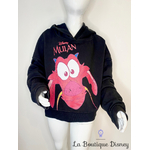 sweat-capuche-mushu-mulan-disney-jennyfer-taille-s-pull-noir-court-asymétrique-1