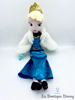 Peluche Elsa La reine des neiges Animators Collection Disney Store 2016  poupée 33 cm - Peluches/Peluches Disney Store - La Boutique Disney