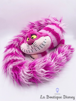 Peluche Chat Cheshire Disney Alice au pays des merveilles chat rose rayures Peluches Peluches Disney La Boutique Disney