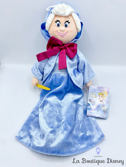 Poupée chiffon Cendrillon hiver Disney Store peluche princesse