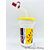 gobelet-paille-café-mickey-disney-village-verre-plastique-jaune-vintage-4
