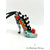 Ornement Noël Mini Chaussure Sally décorative Disney Parks Disneyland Mr Jack Runway Shoe boule suspension