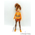 Poupée Noa Disney Fairies Clochette et la créature légendaire fée ailes orange 25 cm