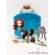 Ensemble de jeu Coffret Mini Poupée Mérida Rebelle Animators Collection Disney Store valise