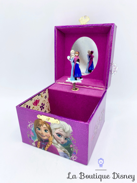 Boite à musique Anna Elsa La reine des neiges Disney Store Let It Go violet  bijoux musicale - Articles de collection Disney/Boîtes à musique - La  Boutique Disney