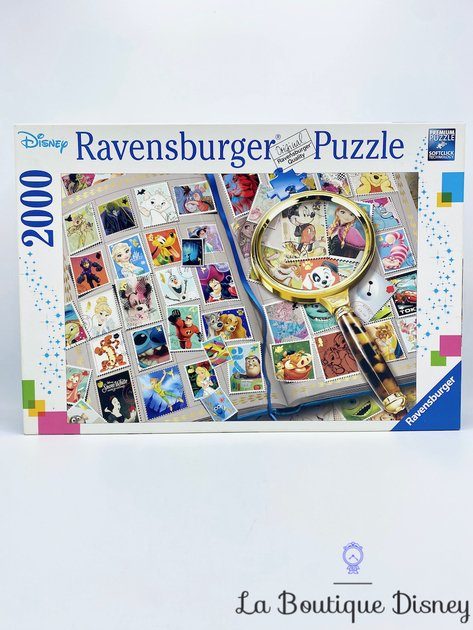 Ravensburger- Puzzle 2000 pièces Mes Timbres préférés Disney Adulte, 16706  & Colle à Puzzle 200 ML - Adultes - Accessoire pour Puzzles 2D - à partir
