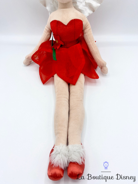 Poup E Chiffon F E Clochette Rouge No L Disney Store Peluche Peter Pan Hiver Cm Peluches