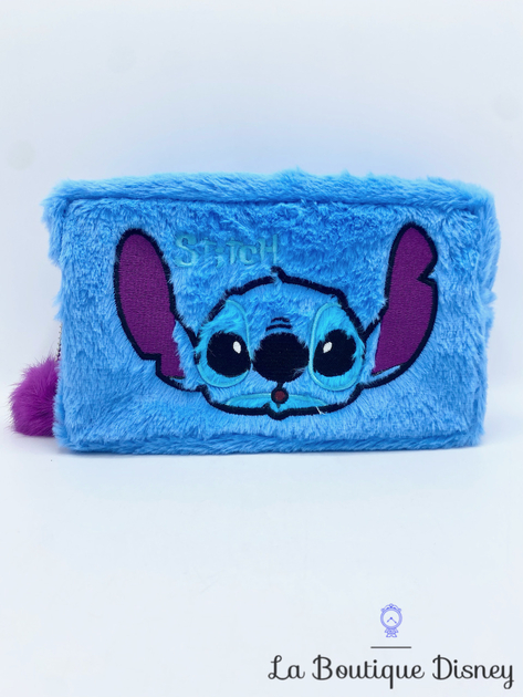 Pochette Stitch Disney F&F Stores fourrure bleu trousse maquillage -  Accessoires/Sacs et portefeuilles - La Boutique Disney