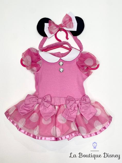Body Déguisement Minnie mouse Disney Baby by Disney Store taille 0-3 mois  robe rose