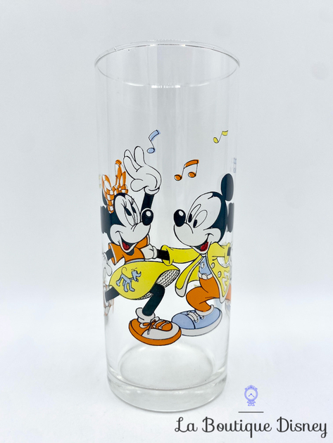 verre minnie mickey prénom personnalisé en verre