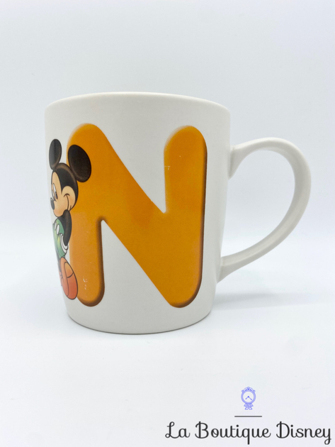 Tasse Mickey Mouse Lettre T Disneyland Paris mug Disney ABC