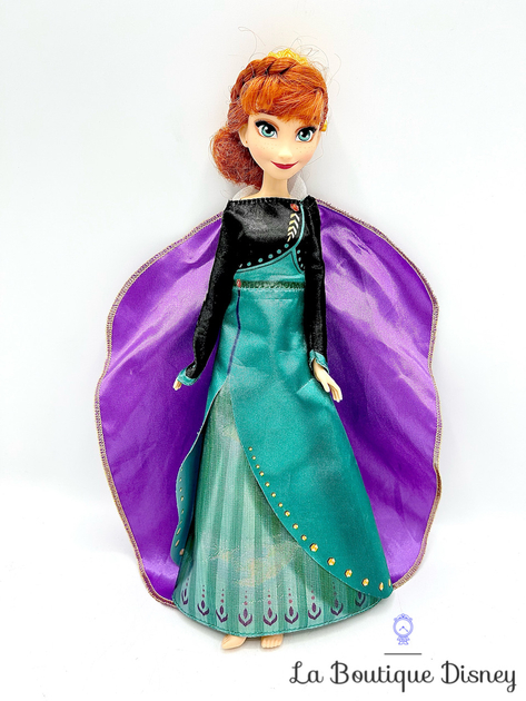 Poupée chantante Anna Aventure Musicale La reine des neiges 2 Disney Hasbro  robe couronnement 28 cm - Poupées/Poupées Disney Mattel / Hasbro / Jakks -  La Boutique Disney