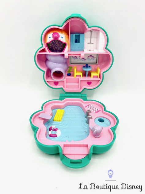 Polly Pocket Bluebird 1999 Deluxe Mansion Dream Builders maison hôtel rose  cuisine chambre - Autres licences/Polly Pocket - La Boutique Disney