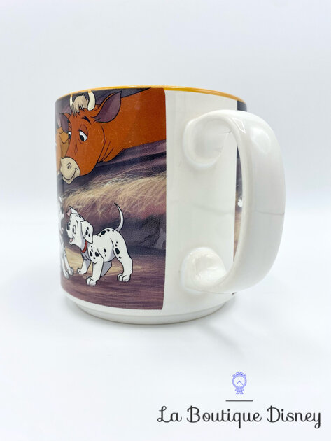 Mug Et Verre Arcopal - 101 Dalmatiens, Vintage