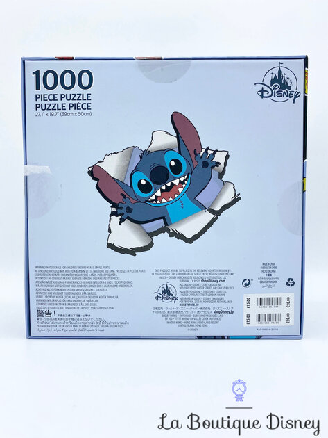 Puzzle 1000 Pièces Lilo et Stitch Disney Store Ohana forever souillon ...