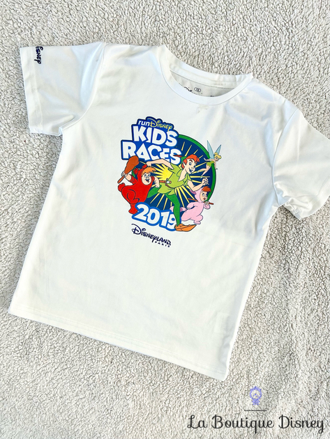 Tee shirt Run Disney Kids Races 2019 Peter Pan Disneyland Paris