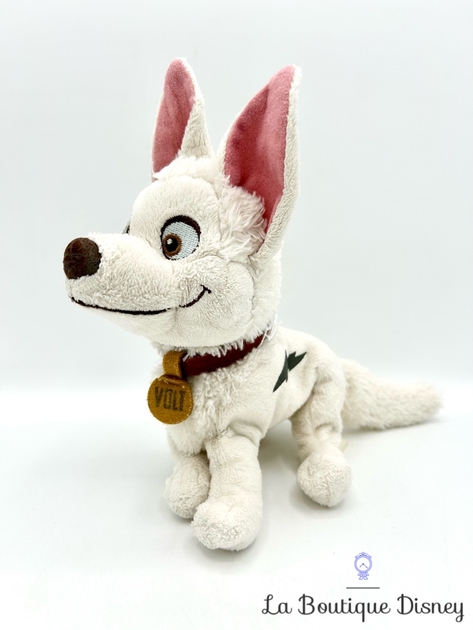 Peluche Volt mini Disney Gipsy chien blanc éclair 22 cm - Peluches ...