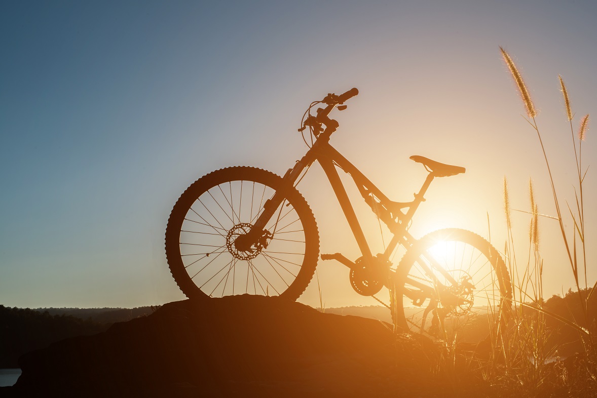 biking leisure black sky riding