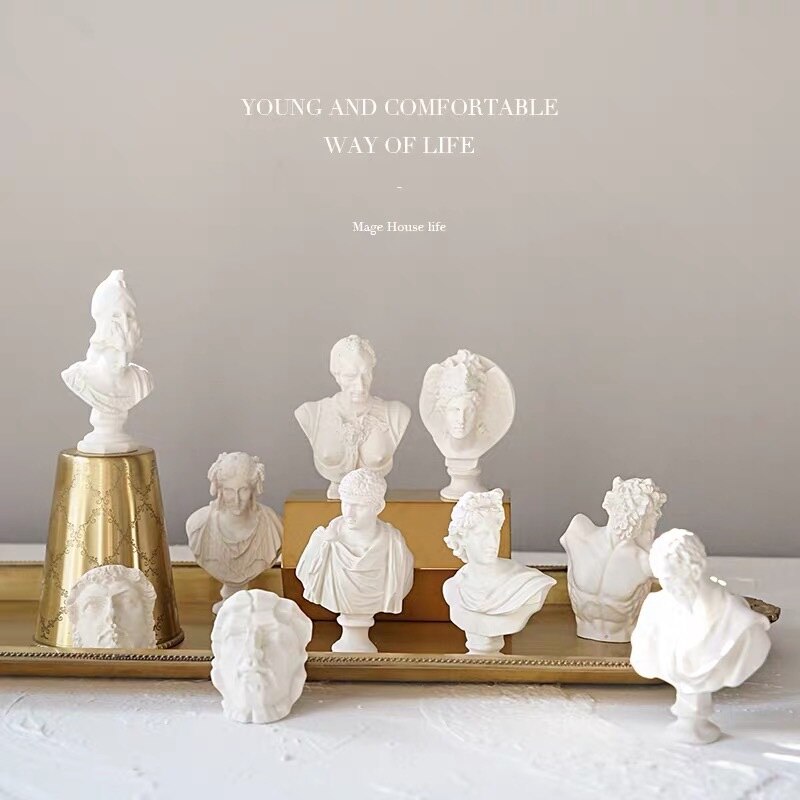 Statue-de-David-Venus-Athena-Sona-d-esse-buste-Sculpture-en-r-sine-d-corations-artisanales