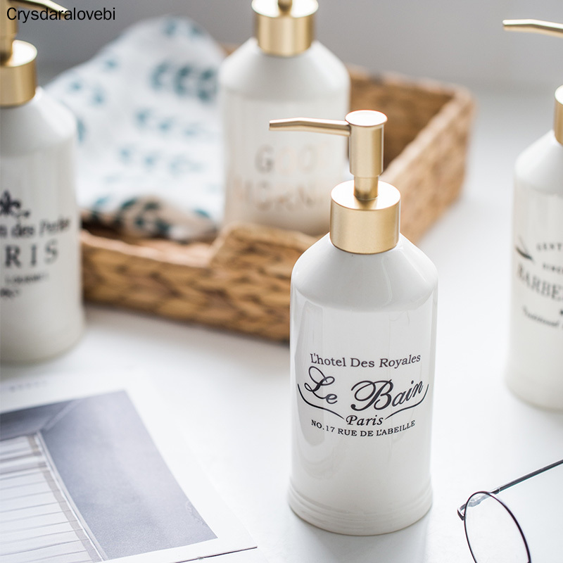 Distributeur-de-savon-liquide-en-c-ramique-bouteille-vide-de-420ml-style-nordique-pour-salle-de