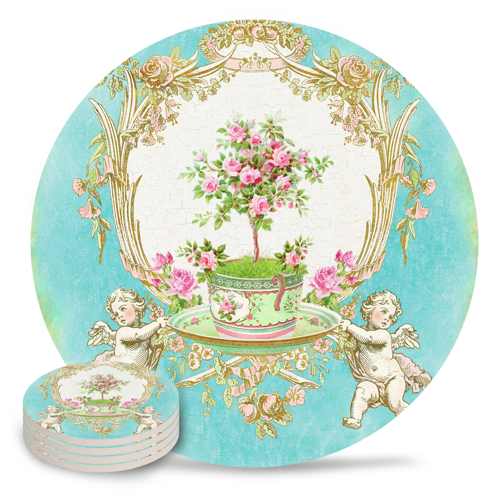 Napperons-baroques-fran-ais-pour-Table-de-cuisine-accessoires-de-d-coration-de-Table-basse-sous