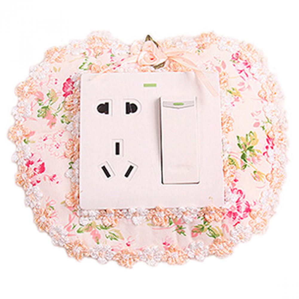 Autocollants-muraux-fleur-Rose-douce-en-dentelle-autocollant-mural-ours-mignon-cor-en-salon-chambre-coucher