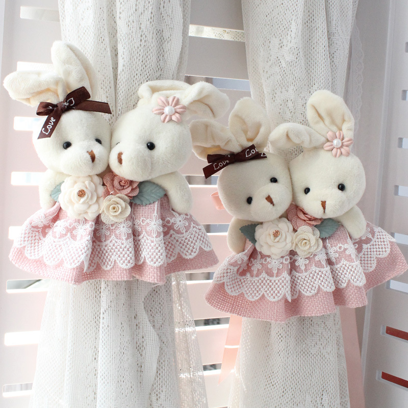 Sangle-de-rideau-pour-amoureux-des-dessins-anim-s-en-forme-de-lapin-Clips-d-embrasses