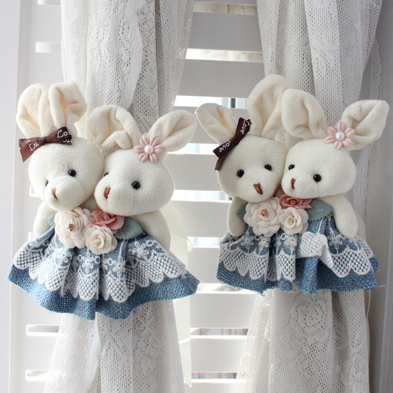 Sangle-de-rideau-pour-amoureux-des-dessins-anim-s-en-forme-de-lapin-Clips-d-embrasses